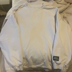 Daily Drills white sweatshirt